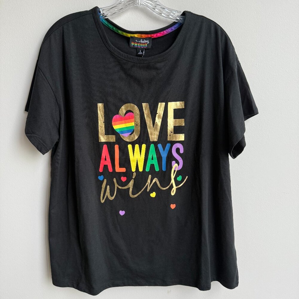 NWT Love Always Wins Tee